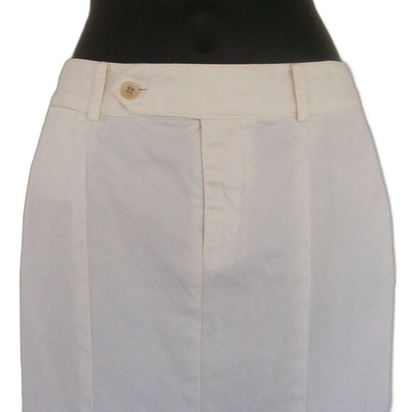 RALPH LAUREN Skirt, Girls 7/25.5" Waist, Mermaid, Off-White, Cotton, Tiny Pocket - Picture 6 of 11